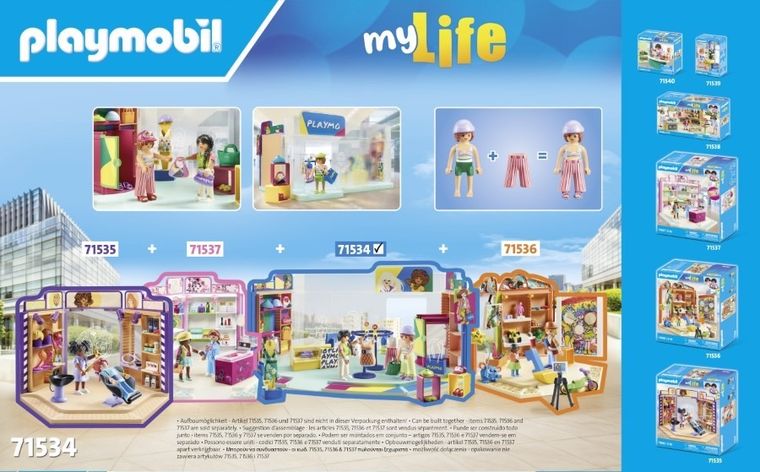 Playmobil, My Life, Magazin de imbracaminte, 71534