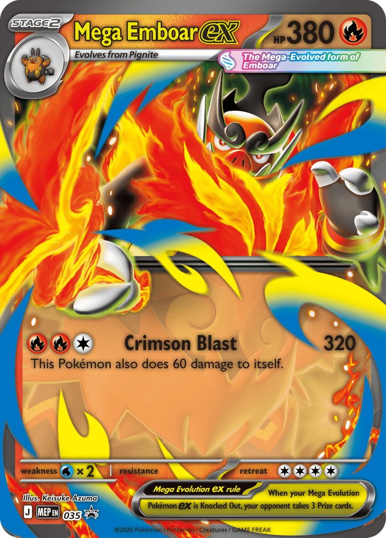 Pokemon TCG: Mega Evolution, Ascended Heroes, Mega Emboar ex Box, joc de carti