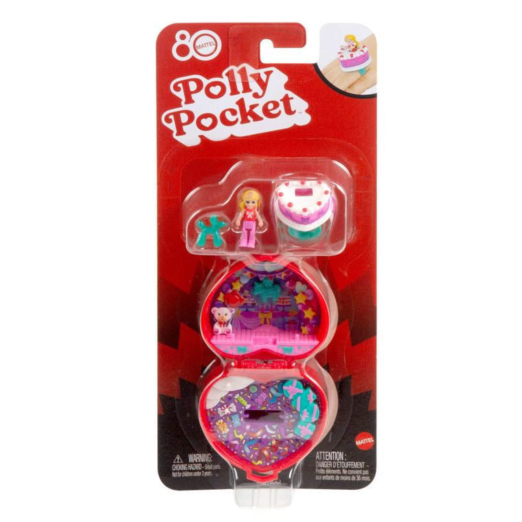 Polly Pocket, 80th Anniversary Mattel, set de joaca compact