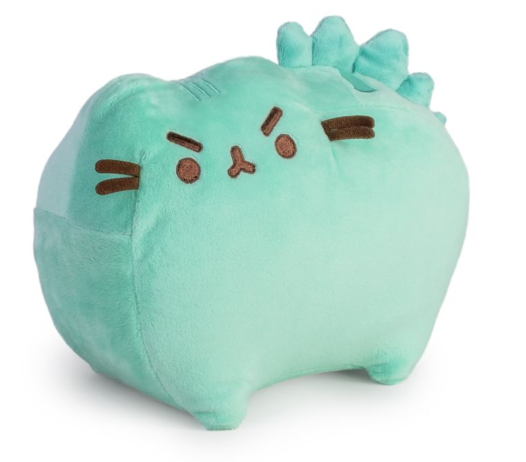 Pusheen, Pusheenosaurus, jucarie de plus, menta verde, 24 cm