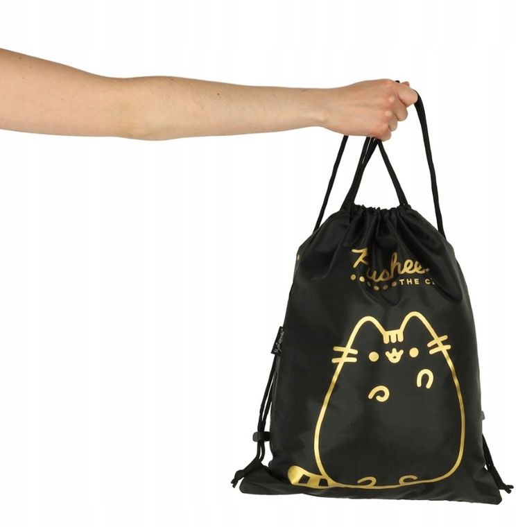 Pusheen The Cat, rucsac cu snur, 43-34 cm, Gold