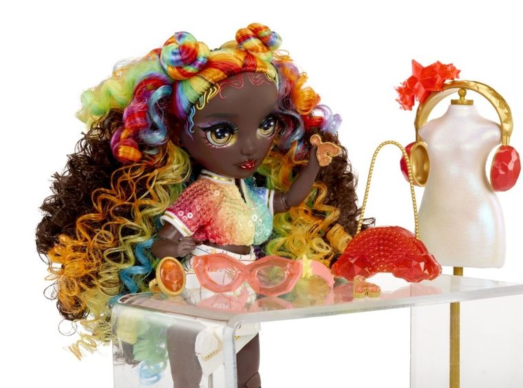 Rainbow High, Creative Crystals, Iris Bow, papusa fashion