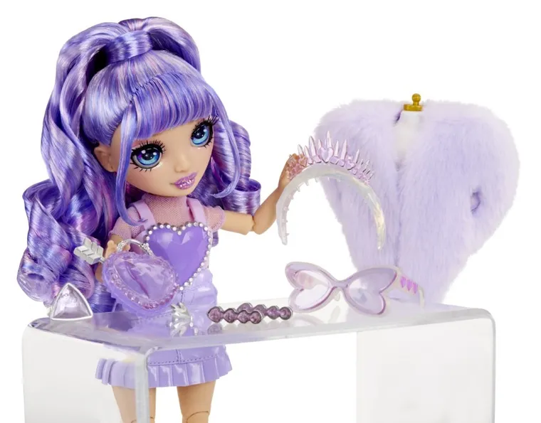 Rainbow High, Creative Crystals, Violet, papusa fashion