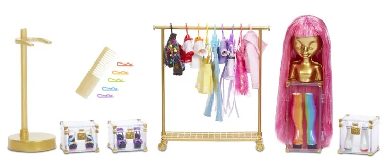 Rainbow High, Fashion Studio, set papusa cu accesorii