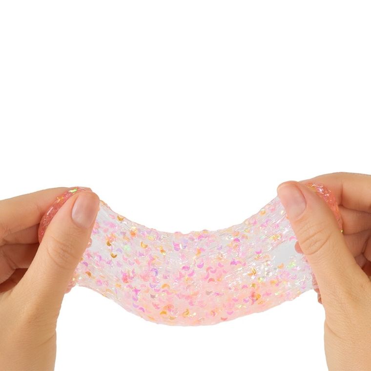 Rainbow High, Shimmers with Slime, Iris, papusa fashion cu plastilina