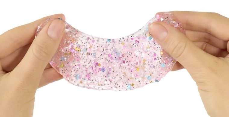 Rainbow High, Shimmers with Slime, Violet, papusa fashion cu plastilina