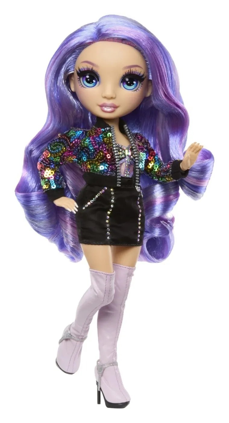 Rainbow High, Violet, papusa fashion