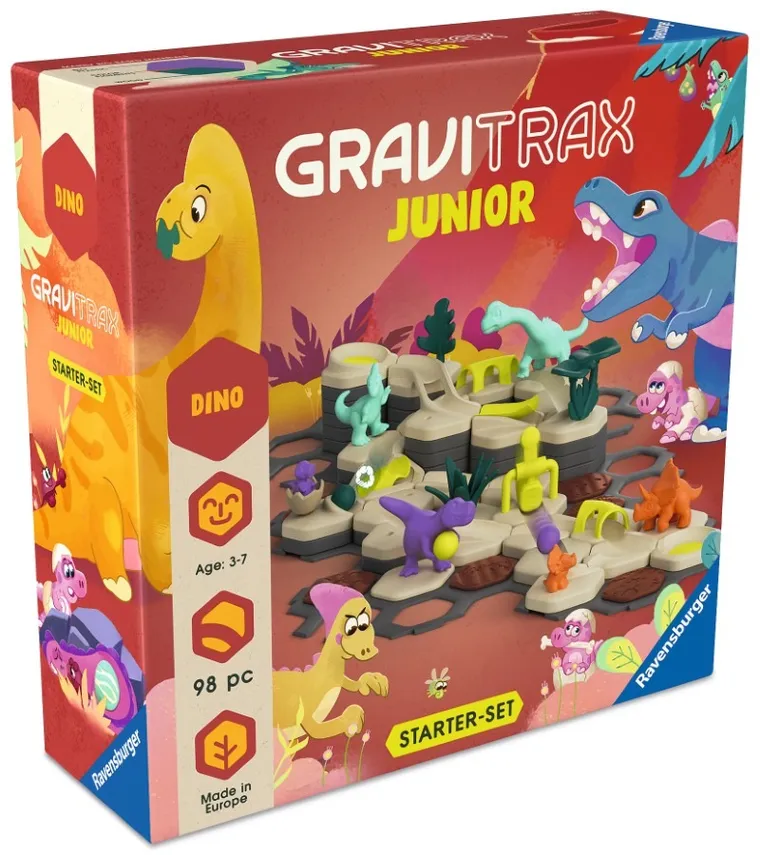 Ravensburger, GraviTrax Junior, Dino, set de start