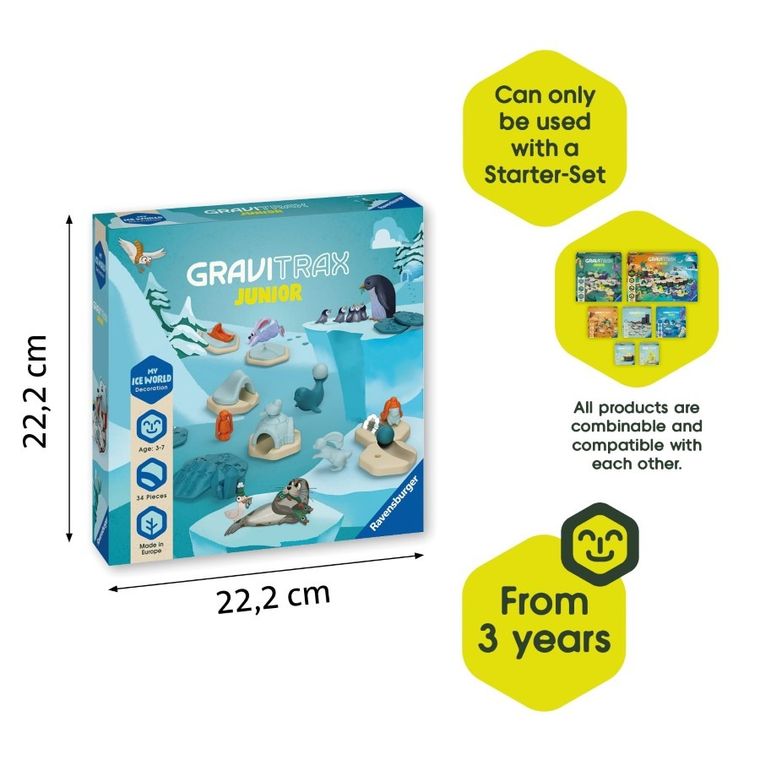 Ravensburger, GraviTrax Junior, Ice World, set suplimentar