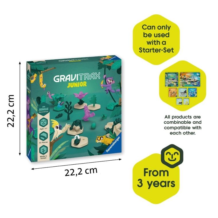 Ravensburger, GraviTrax Junior, Jungle, set suplimentar
