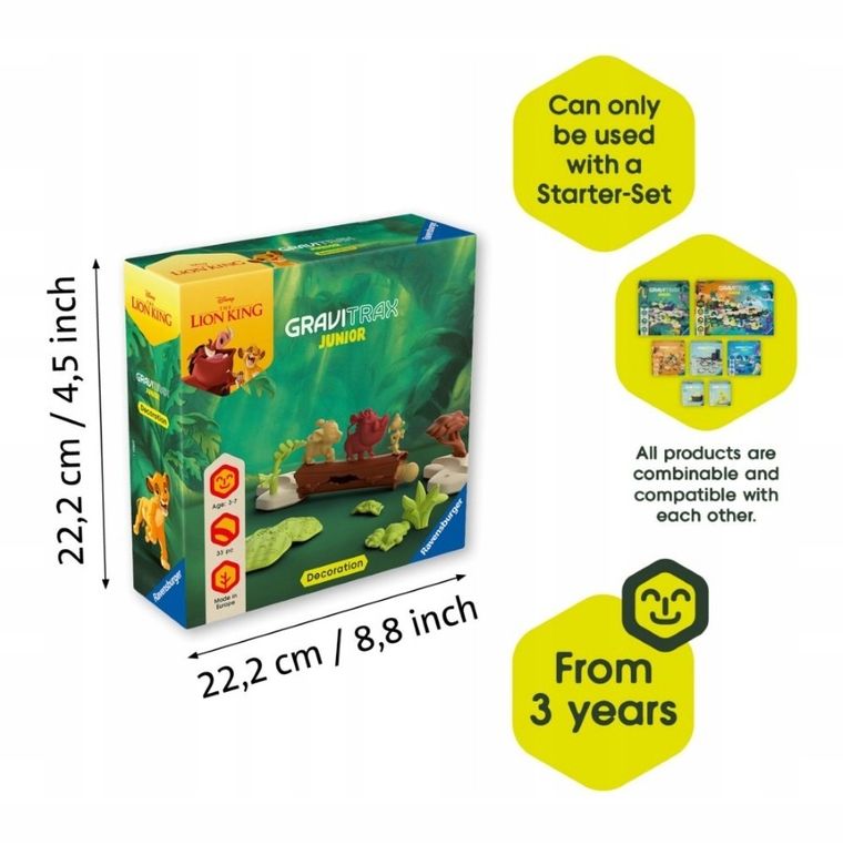 Ravensburger, GraviTrax Junior, Lion King, set suplimentar