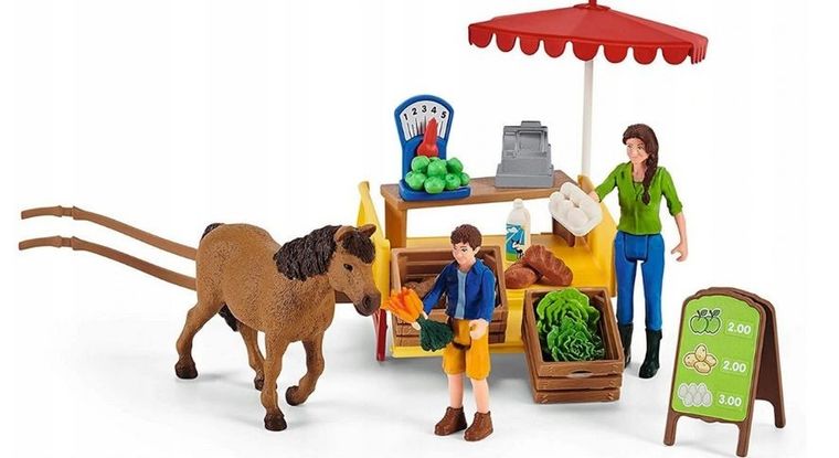 Schleich, Farm World, Ferma mobila, set, 42528