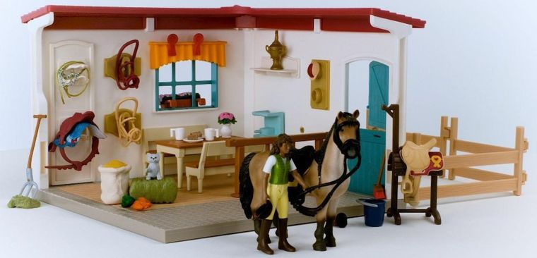 Schleich, Horse Club, Camera grajdarului, set, 42591