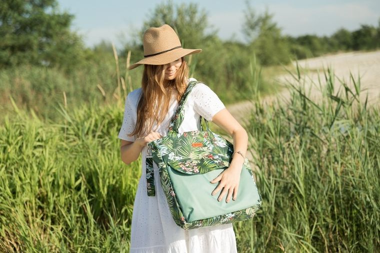 Sensillo, Jungla, geanta pentru carucior, verde