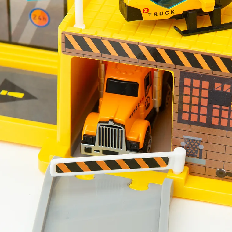 Smiki, Constructii, garaj cu vehicule, 33 elemente