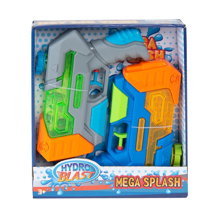 Smiki, Hydro Blast, Mega Splash, pistoale de apa, 2 buc.