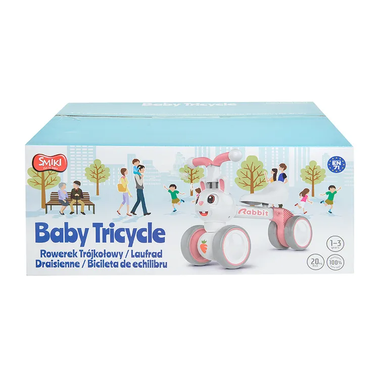 Smiki, Iepuras, bicicleta de echilibru fara pedale