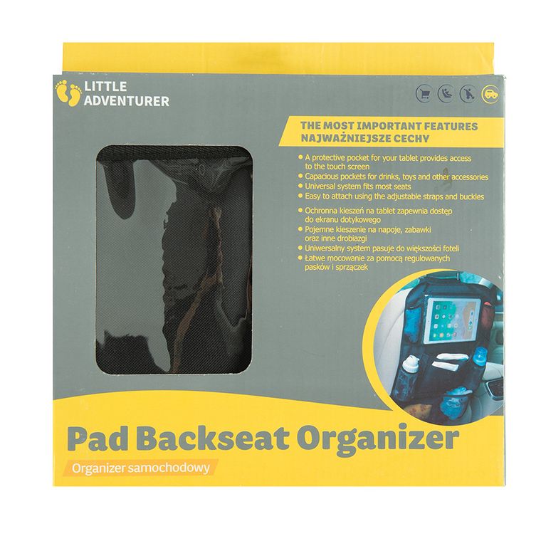 Smiki, Little Adventurer, organizator auto, negru