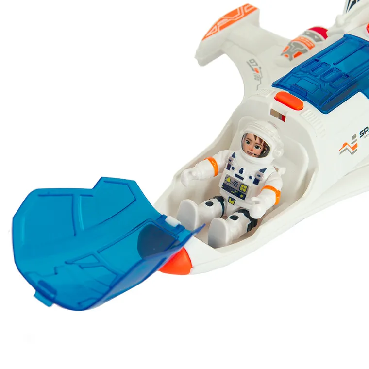 Smiki, nava spatiala cu aburi, set cu figurine