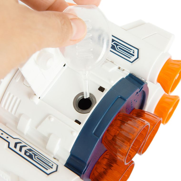 Smiki, nava spatiala cu aburi, set cu figurine