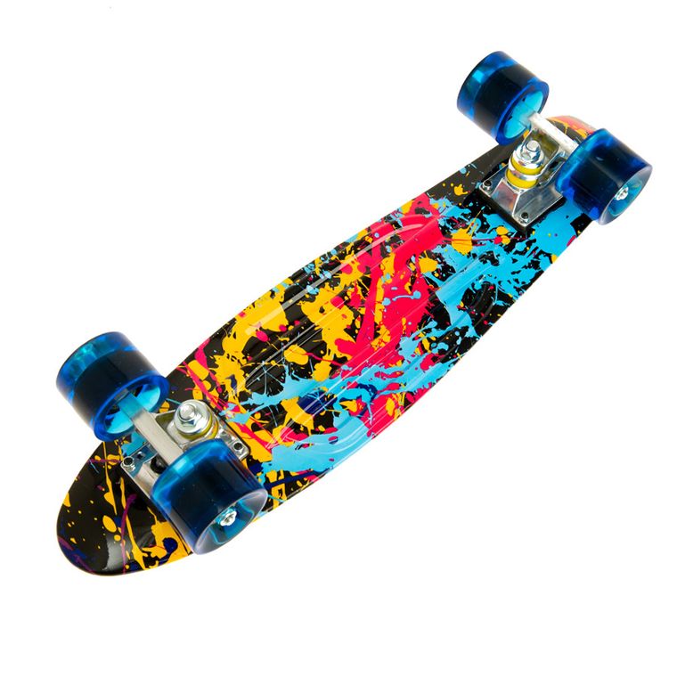 Smiki, placa skateboard de tip fish, mix