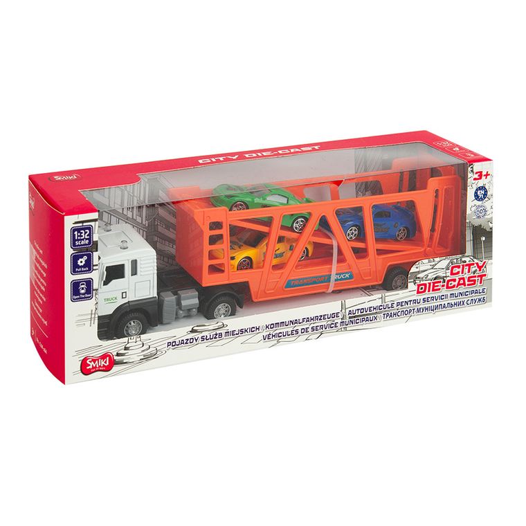 Smiki, Platforma remorcare, set de vehicule, 1:32