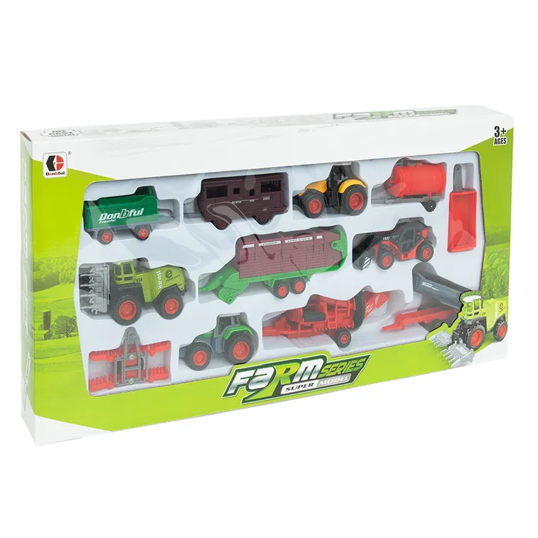 Smiki, Tractoare si vehicule agricole, 12 elemente