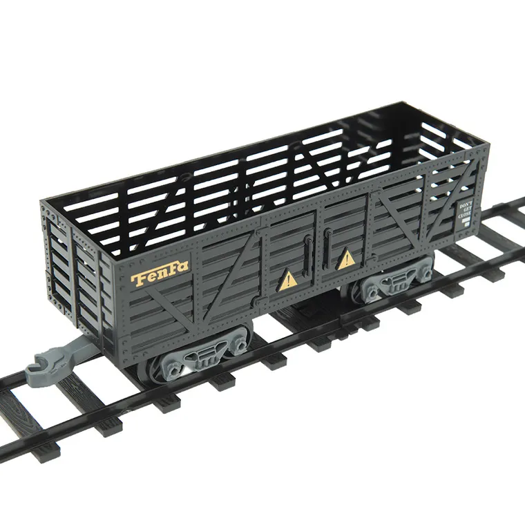 Smiki, tren clasic cu sine, fum, lumini si sunete, 1:48