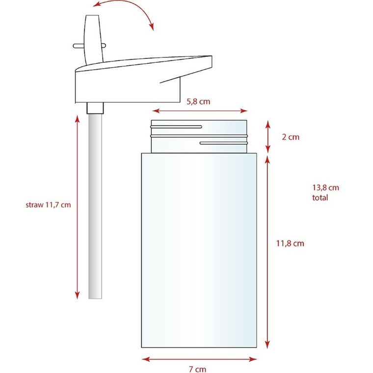 Spider-Man, Drink Up, sticla da apa cu pai, albastru, 450 ml