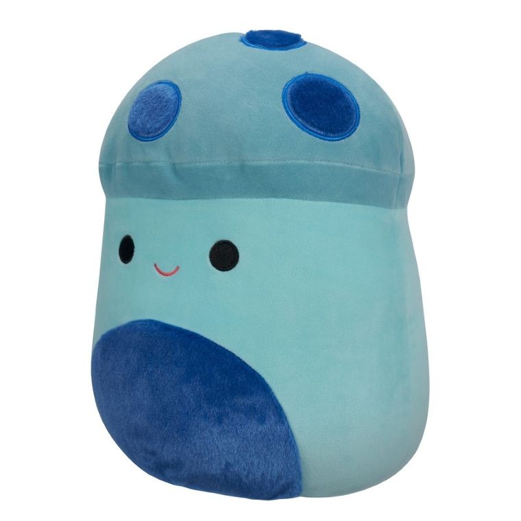 Squishmallows, Ankur, Teal Mushroom, jucarie de plus, 30 cm