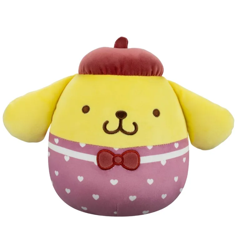 Squishmallows, Hello Kitty and Friends, Hello Kitty cu Pompompurin, set de jucarii de plus, 20 cm