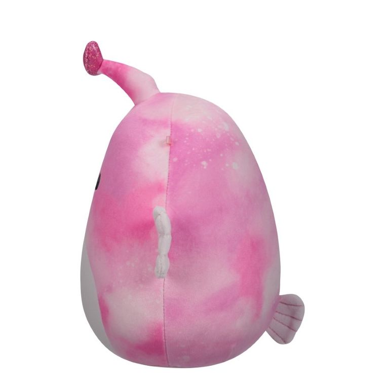 Squishmallows, Little Plush, Sy Pink Tie Dye Angler Fish, jucarie de plus, 19 cm