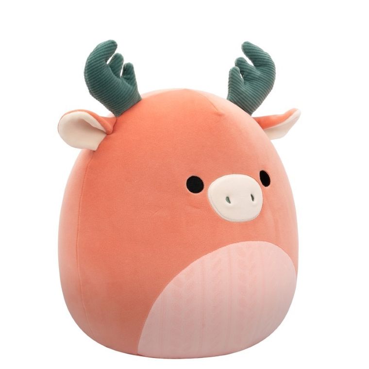 Squishmallows, Medium Plush, Dark Peach Moose, jucarie de plus, 30 cm
