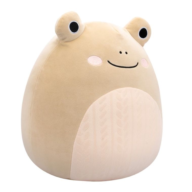 Squishmallows, Medium Plush, Tan Frog, jucarie de plus, 30 cm