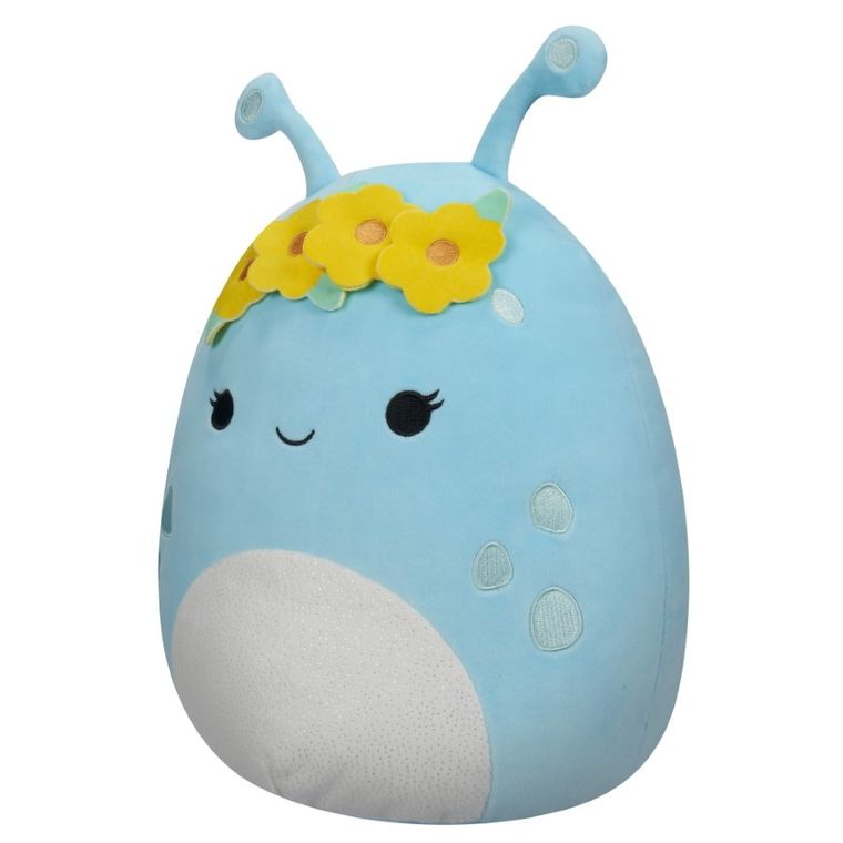 Squishmallows, Natnat, Pastel Blue Alien, jucarie de plus, 30 cm