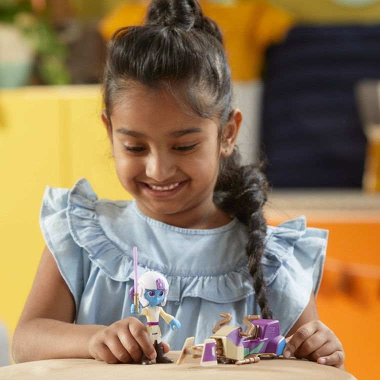 Star Wars, Young Jedi Adventures, Lys Solay, figurina cu vehicul