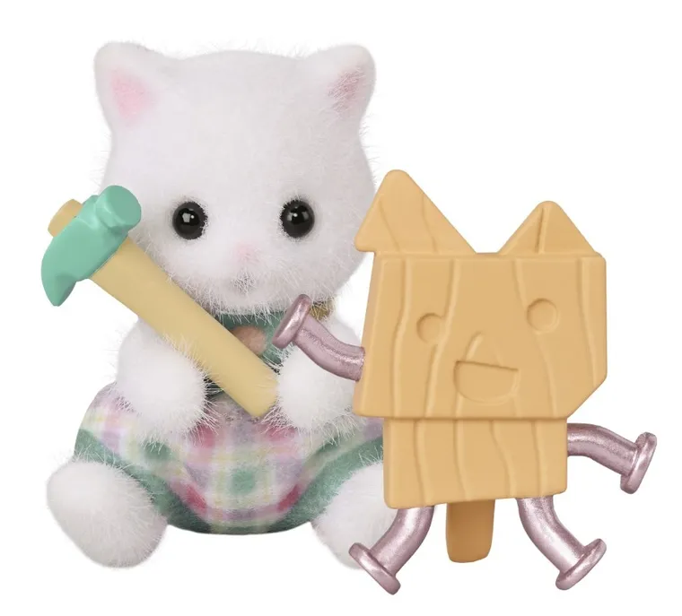 Sylvanian Families, Baby Builder, pachet cu figurina surpriza, 5838, 1 buc.