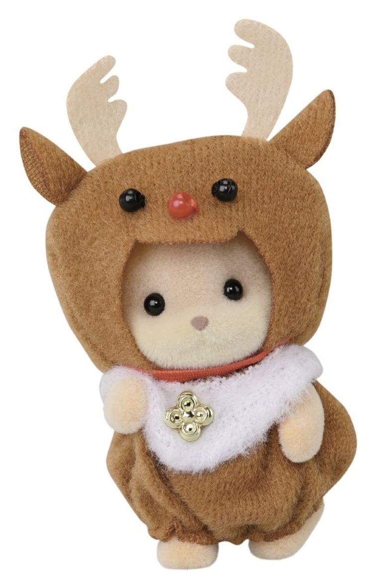 Sylvanian Families, Baby Santa's Christmas Tree House, set de joaca cu figurine si accesorii, 5822