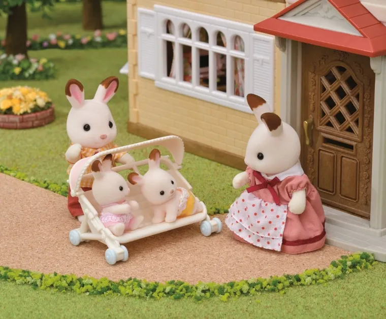 Sylvanian Families, Carucior pentru tripleti, 5533