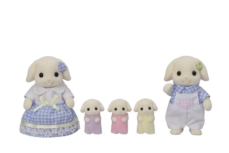 Sylvanian Families, Familia de iepurasi, set de figurine, 5735