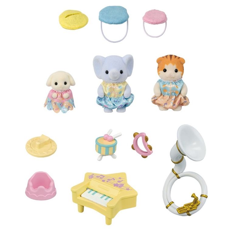 Sylvanian Families, Nursery Concert, figurine cu accesorii, 5817