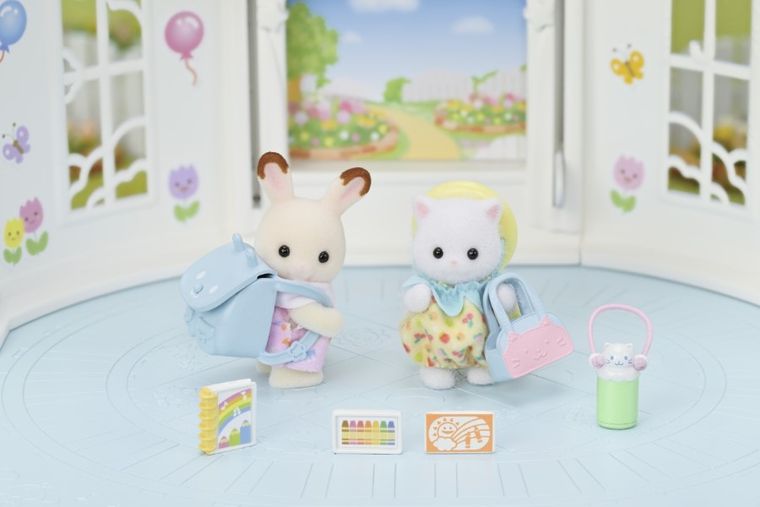 Sylvanian Families, Prescolarii, set de figurine cu accesorii, 5747