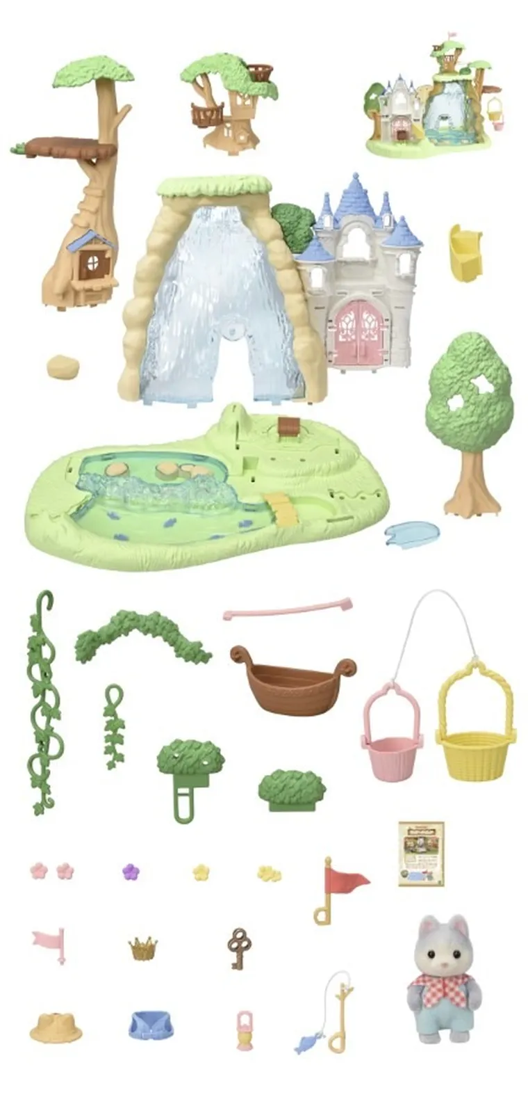 Sylvanian Families, Secret Forest, Insula cu cascada, 5761