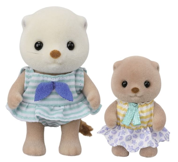 Sylvanian Families, Surorile vidrelor de mare in vacanta, set cu figurine, 5804