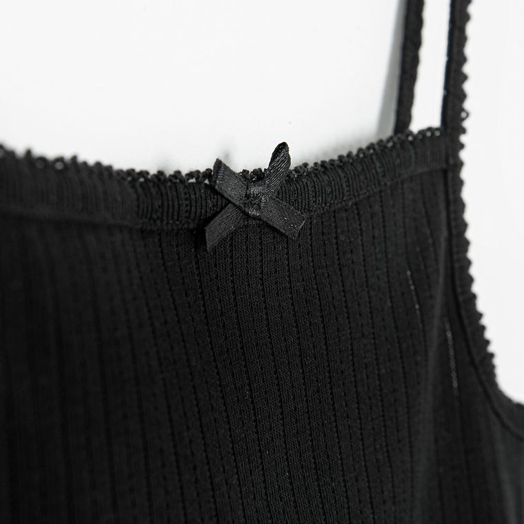 Top ajurat din bumbac pieptanat NOWEAR