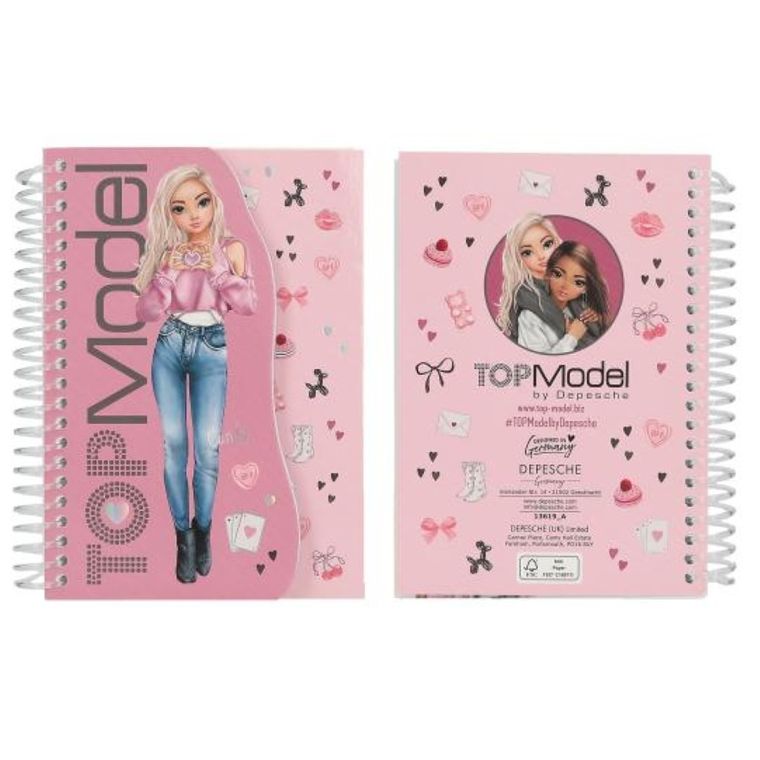 Top Model, caiet cu spirala, 1 buc.