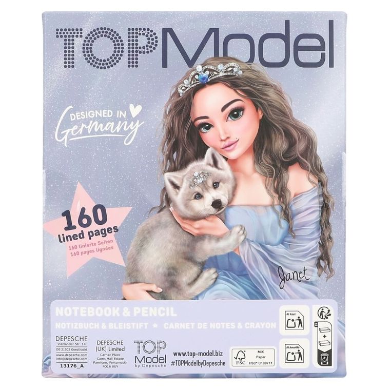 Top Model, carnetel cu creion