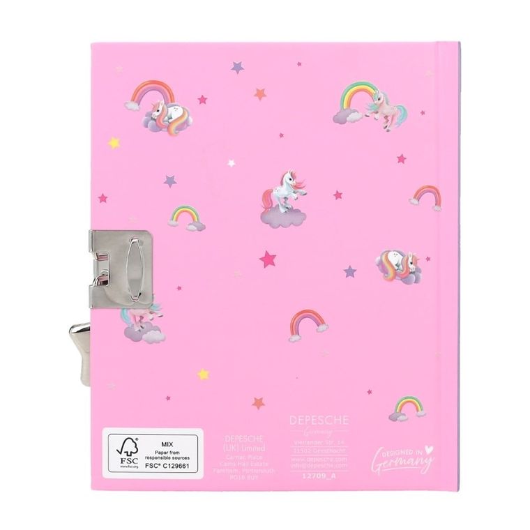 Top Model, Unicornul Ylvi, jurnal cu lacatel si marker magic