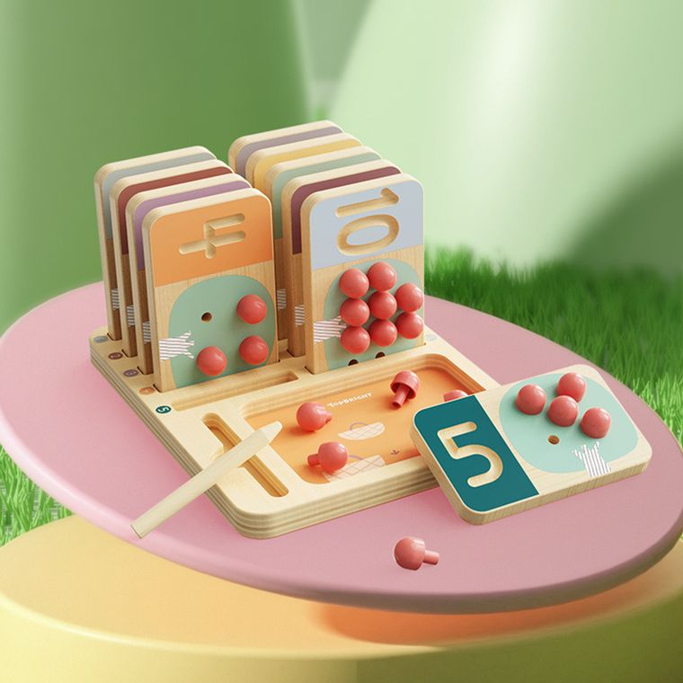 Topbright, Jucarie educativa pentru invatat numaratul fructelor, 36 luni