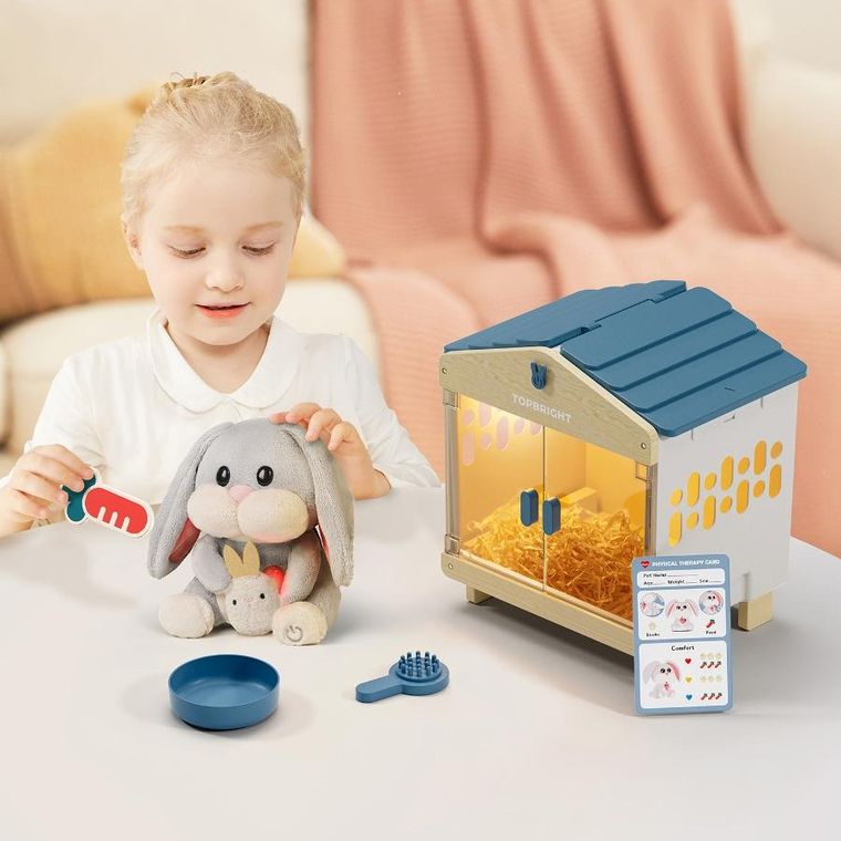 Topbright, Jucarie interactiva Mummy Bunny, 36 luni+
